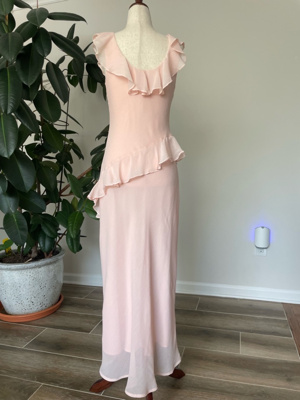 Women's Ruffle Slip Dress in Light Pink by A New Day